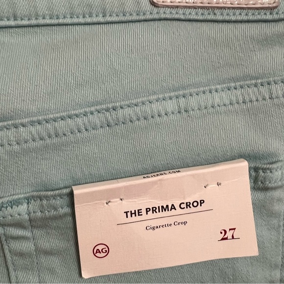 AG Adriano Goldschmied Women's Prima Mid-Rise Cigarette Leg Skinny Fit Crop Pant - Picture 14 of 17